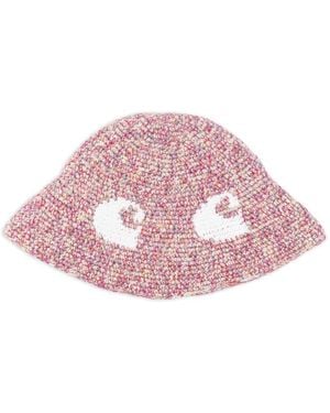 Carhartt Eyes Cotton Beanie - Pink