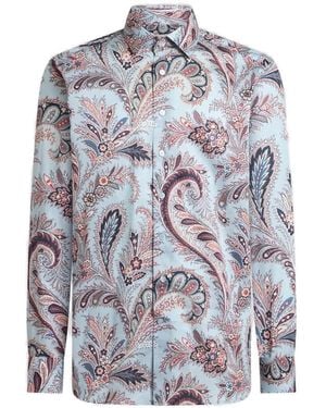Etro Floral Paisley-Print Shirt - White