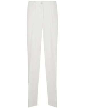 P.A.R.O.S.H. Cream Trousers - White