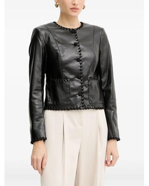 Guess Button Jacket - Black