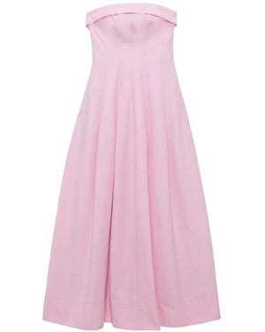 Jonathan Simkhai Vestido Largo Avril - Rosa