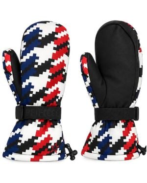 Perfect Moment Muffole Con Motivo Pied-De-Poule - Blu