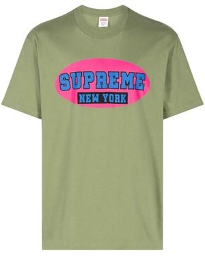 Supreme New York Cotton T-Shirt - Green