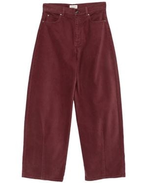 Weekend by Maxmara Corduroy Pants - Red