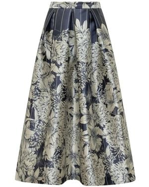Lunatica Milano Floral Skirt - Gray