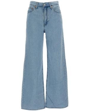Levi's Vaqueros Anchos Con Botones - Azul