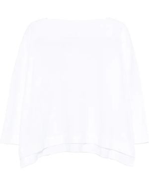 Daniela Gregis Pullover Aus Baumwolle - Weiß
