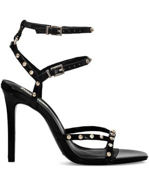 Just Cavalli Thalia Buckle-Strap Studded Sandals - Black