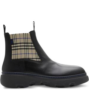Burberry Creeper Low Chelsea-Boots - Schwarz