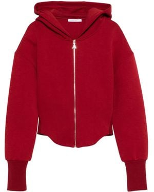 Patrizia Pepe Zip-Up Hoodie - Red
