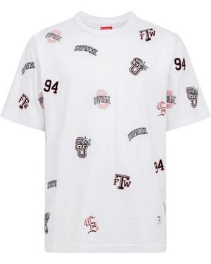 Supreme University Logo-Print T-Shirt - White
