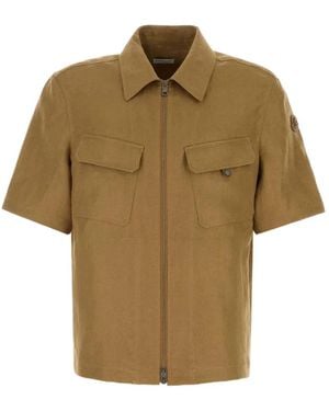 Moncler Flap-pocket zip shirt - Natur