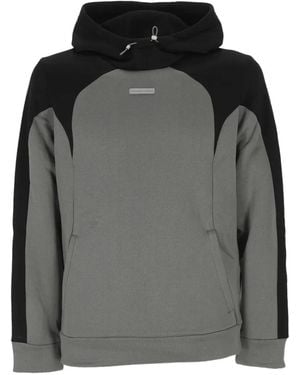 Under Armour Logo-Appliqué Colour-Block Hoodie - Black