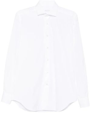 Xacus Button-Fastening Shirt - White