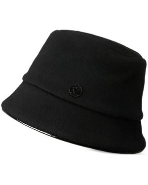 Maison Michel Cappello Bucket Souna Con Applicazione - Nero