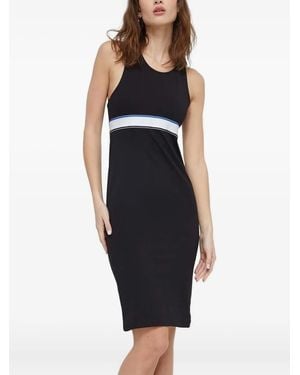 HUGO Racer-Back Band Dress - Blue