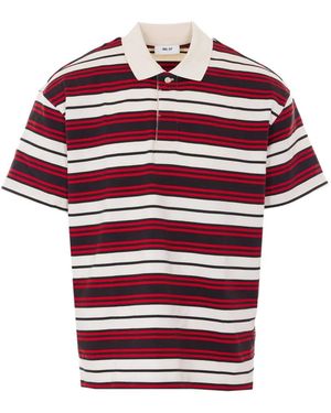 NN07 Polo Lionel À Rayures - Red