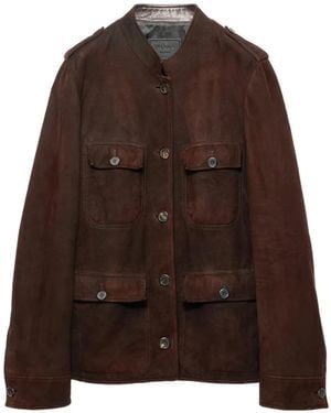 Prada Suede Jacket - Brown