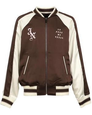 JUN/NAKAYAMA Souvenir Bomber Jacket - Brown
