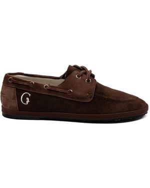 Gondolina Briccola Suede Boat Shoes - Brown