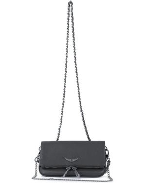 Zadig & Voltaire Mini Rock Clutch Bag - Grey