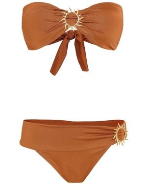 Brigitte Bardot Bikini Pri Sol - Marrone