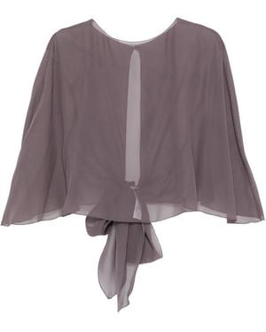 Antonelli Cape Christian À Design Noué - Marron