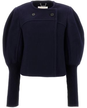 Chloé ボクシー ジャケット - ブルー
