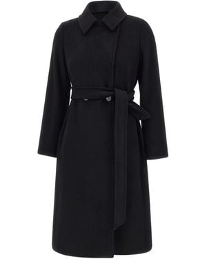 Max Mara Belted coat - Schwarz