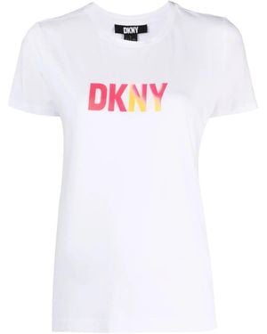 DKNY Logo-Print T-Shirt - White