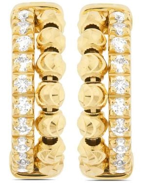 Officina Bernardi 18Kt Moon Eden Diamond Earrings - Metallic