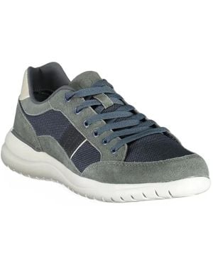 Lumberjack Mesh-Panelled Trainers - Blue