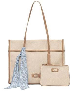 DKNY Borsa Tote Dallas Con Logo - Neutro