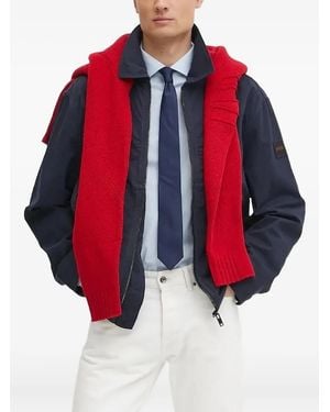 BOSS Zip-fastening Patch-pocket Jacket - Red