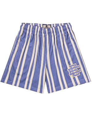 Eric Emanuel Striped Shorts - Blue