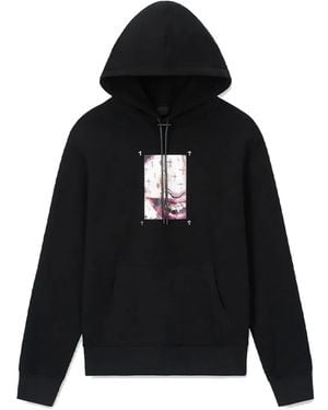 RTA Dion Graphic-Print Hoodie - Black