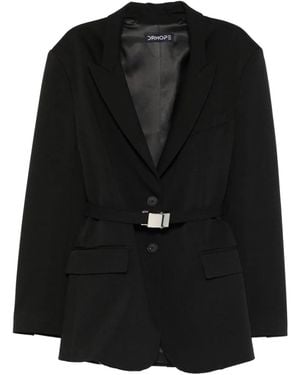 DR. HOPE Belted Blazer - Black