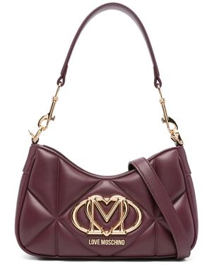 Love Moschino キルティング ショルダーバッグ - パープル