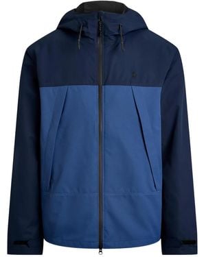 Polo Ralph Lauren Polo-Pony-Motif Windbreaker - Blue