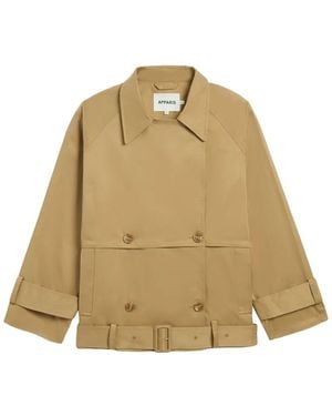 Apparis Gaia Belted Jacket - Natural