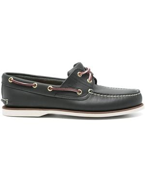 Timberland レザー デッキシューズ - ブラック