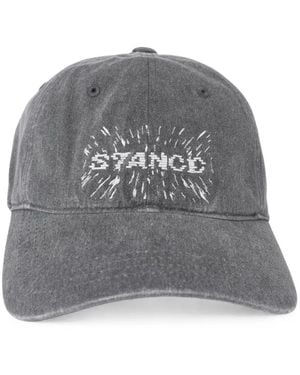 Stance Logo-Embroidered Baseball Cap - Grey