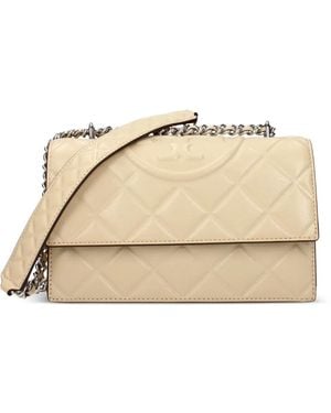 Tory Burch Fleming Crossbody Bag - Natural