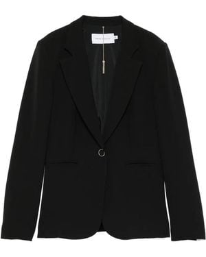 SIMONA CORSELLINI Single-Breasted Blazer - Black