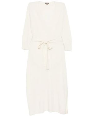 N.Peal Cashmere Willa Dress - White