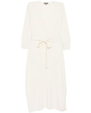 N.Peal Cashmere Willa Dress - White