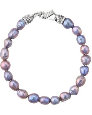 Emanuele Bicocchi Baroque Pearl Bracelet - Metallic