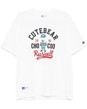 Chocoolate Graphic-Print T-Shirt - White