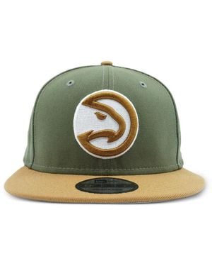 KTZ 9Fifty Atlanta Hawks Snapback Cap Hat - Green