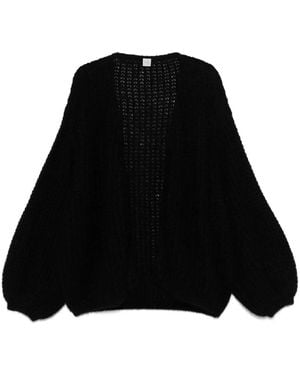 TOTEME Cardigan With Balloon Sleeves - Black